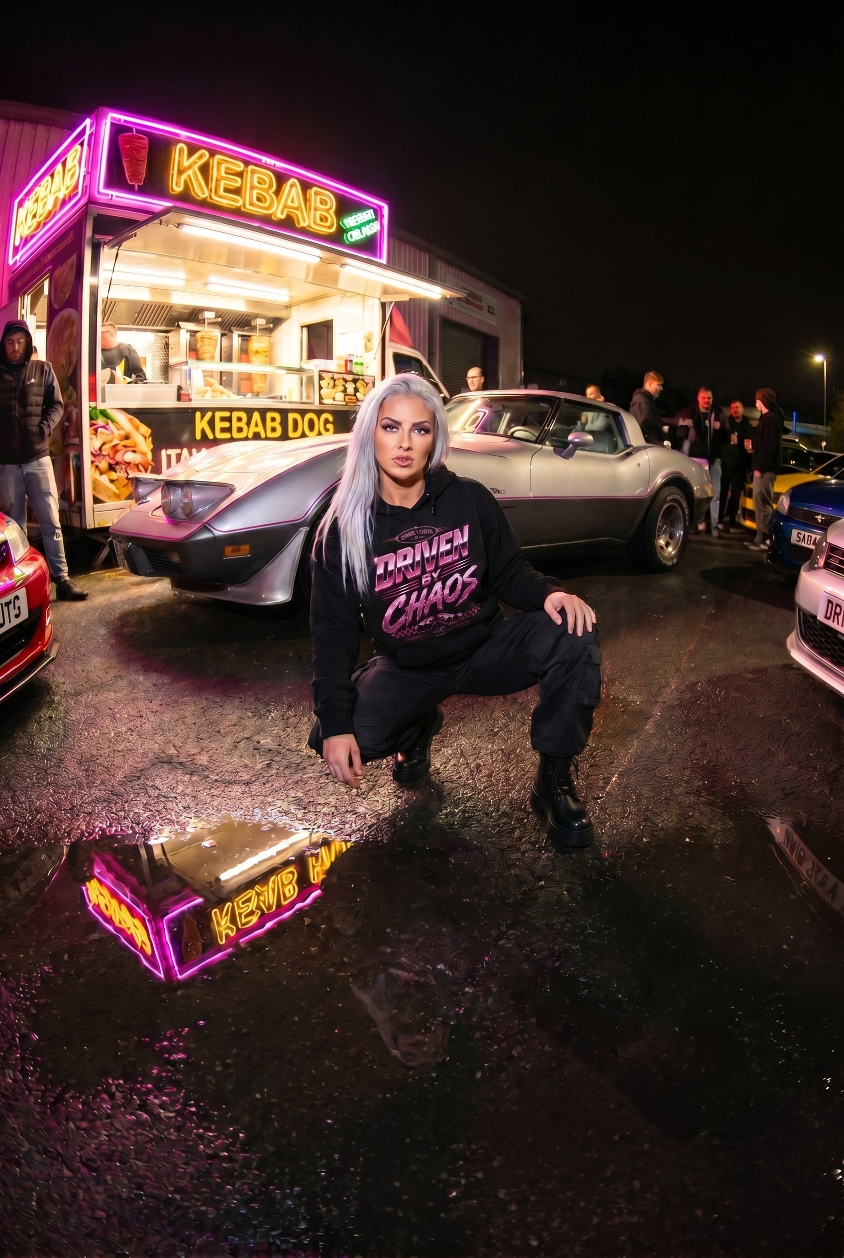 Chrome & Chaos Unisex Hoodie - Driven By Chaos