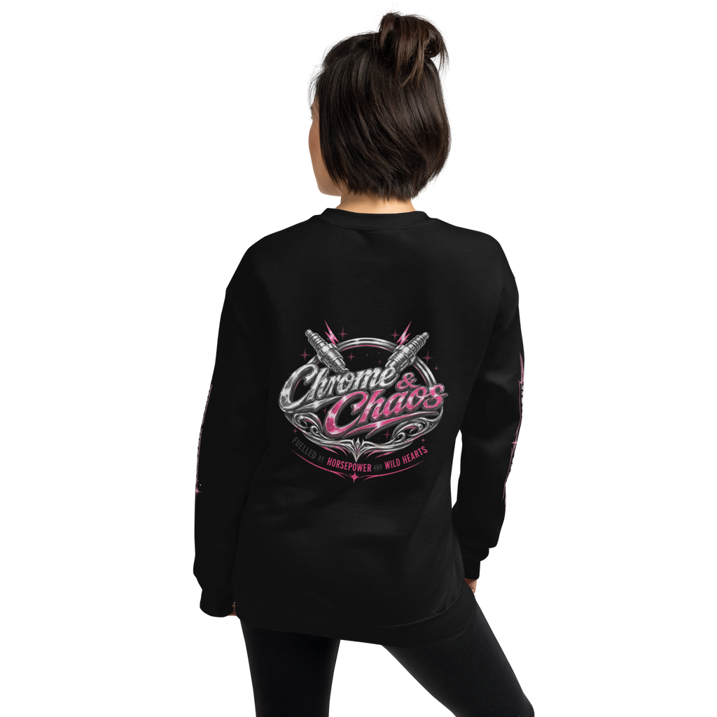 Chrome & Chaos Sweatshirt - Pink Chrome Edition