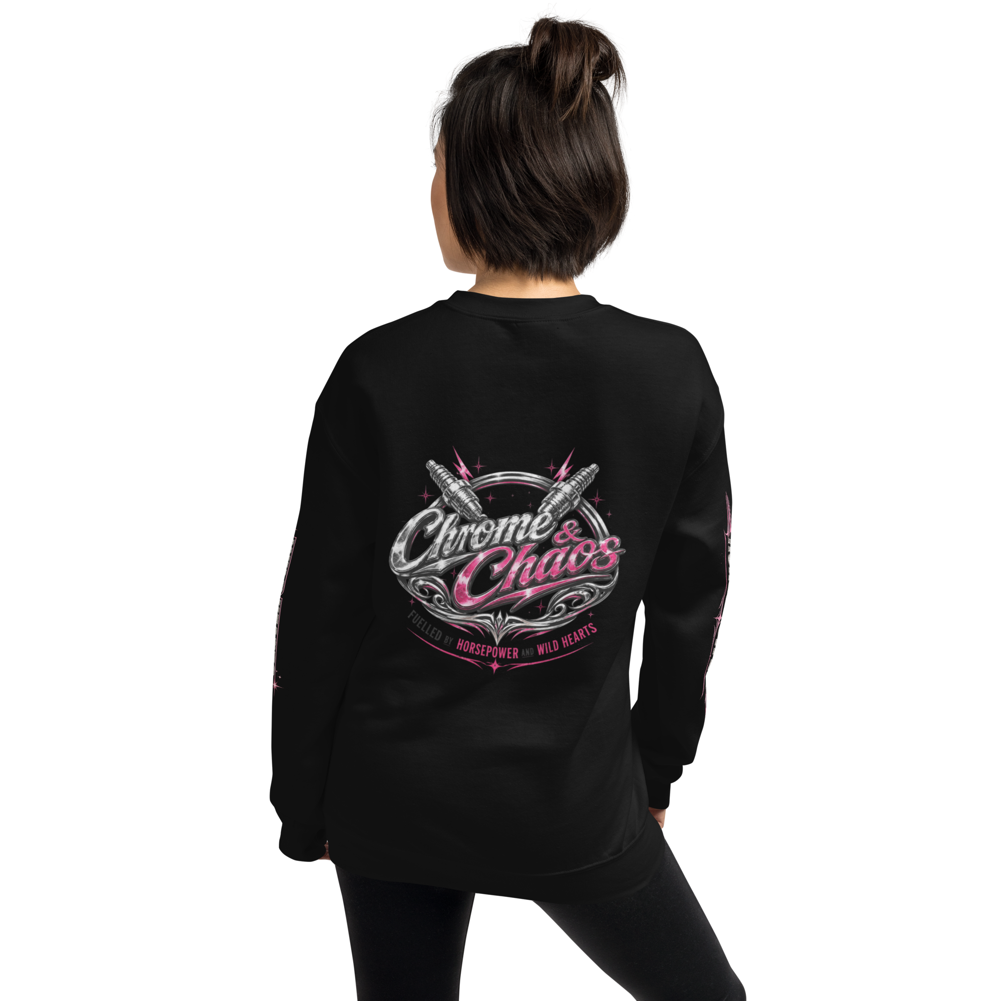 Chrome & Chaos Sweatshirt - Pink Chrome Edition