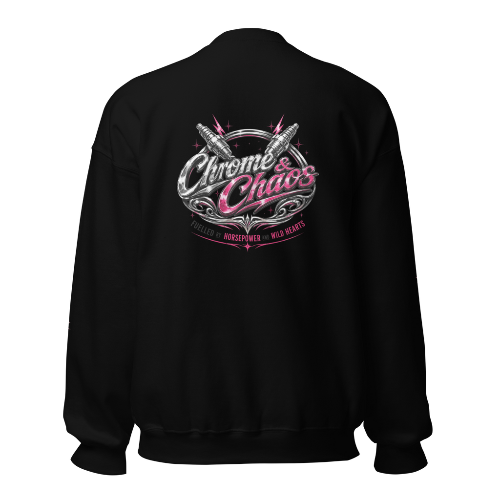 Chrome & Chaos Sweatshirt - Pink Chrome Edition