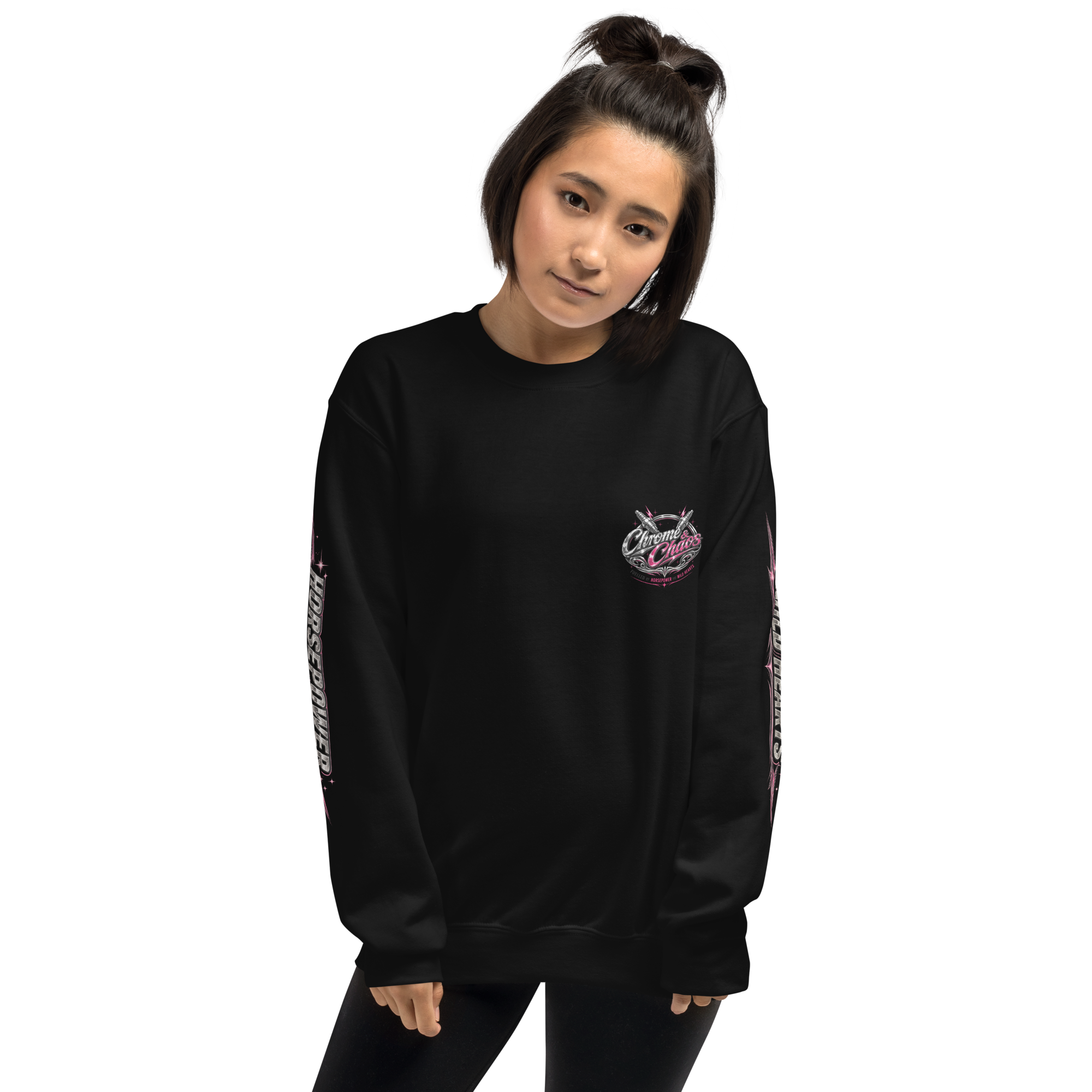 Chrome & Chaos Sweatshirt - Pink Chrome Edition