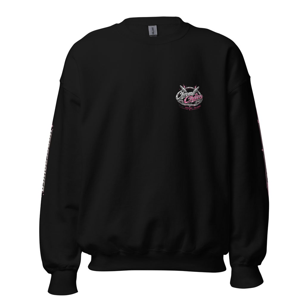 Chrome & Chaos Sweatshirt - Pink Chrome Edition