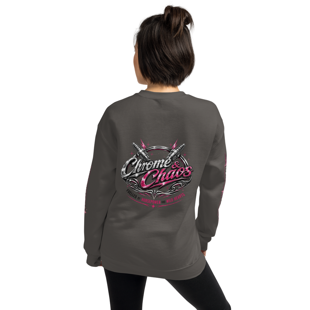 Chrome & Chaos Sweatshirt - Pink Chrome Edition