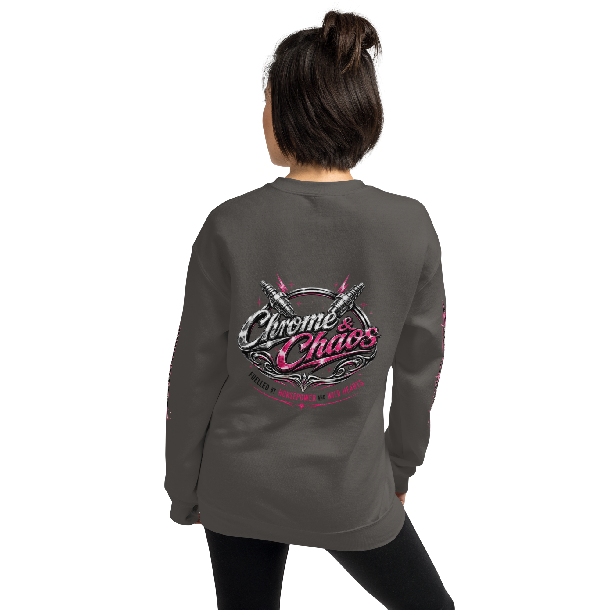 Chrome & Chaos Sweatshirt - Pink Chrome Edition