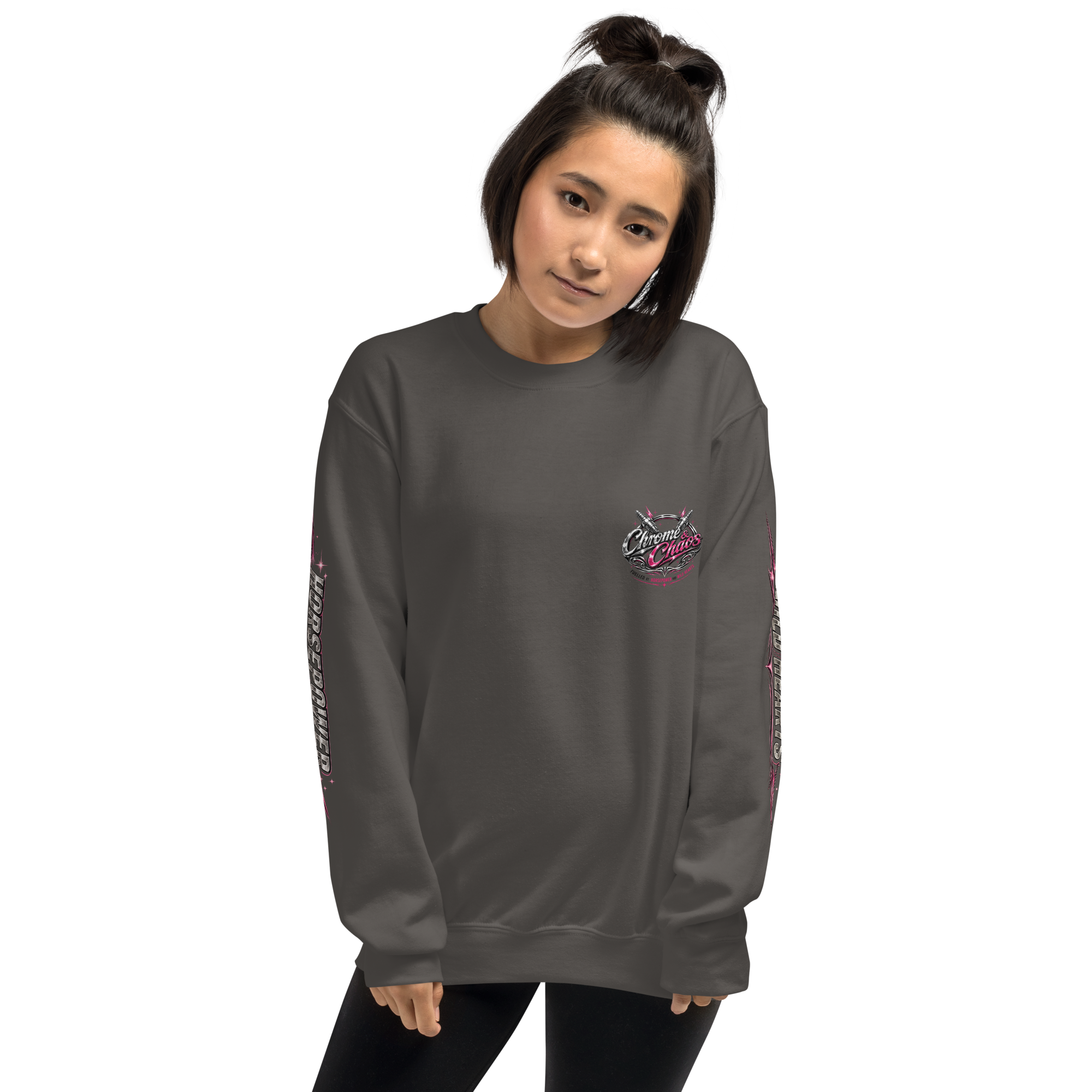 Chrome & Chaos Sweatshirt - Pink Chrome Edition