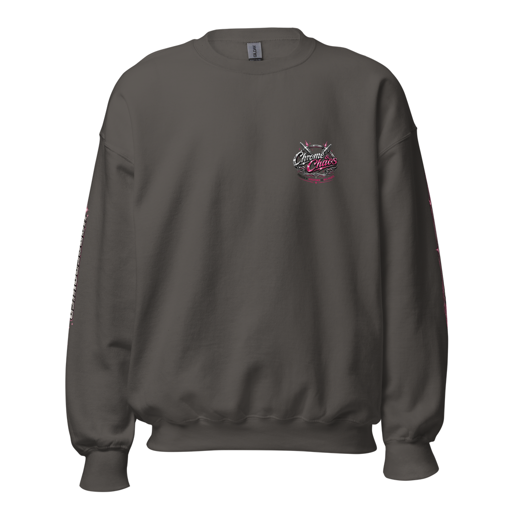 Chrome & Chaos Sweatshirt - Pink Chrome Edition