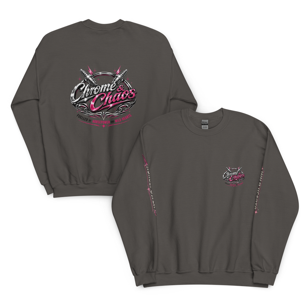 Chrome & Chaos Sweatshirt - Pink Chrome Edition