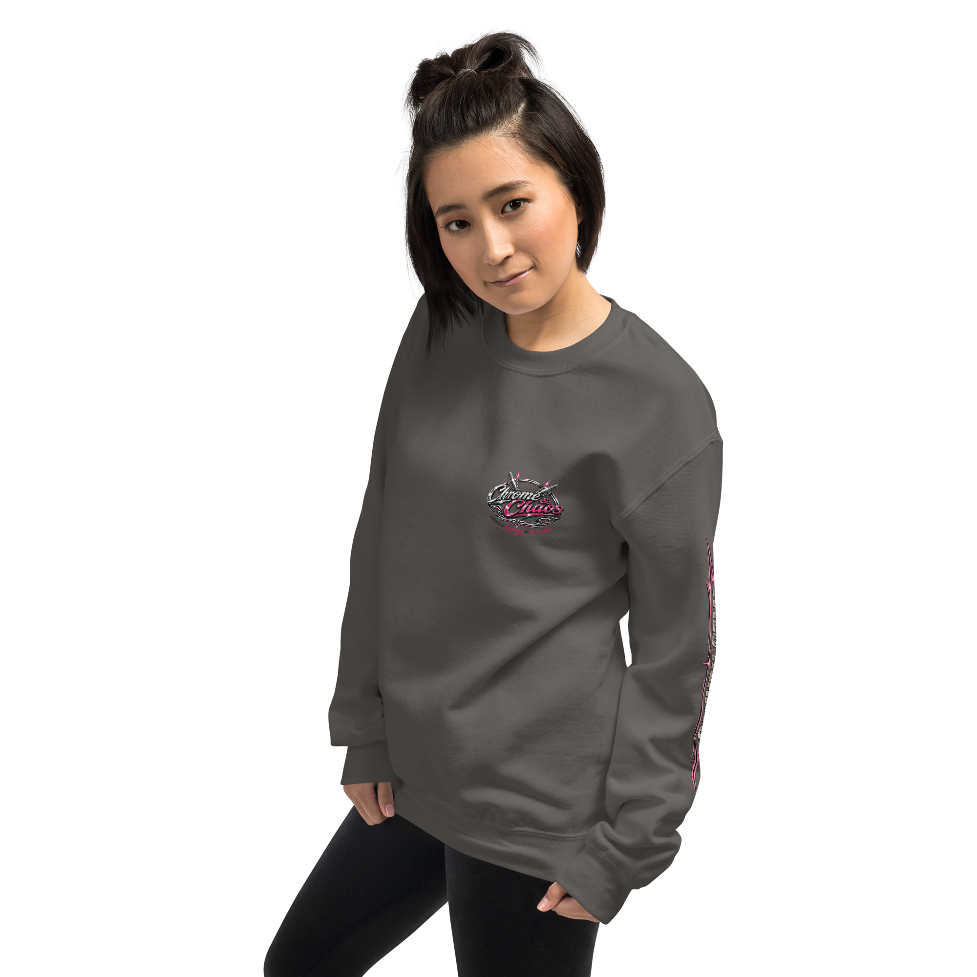Chrome & Chaos Sweatshirt - Pink Chrome Edition