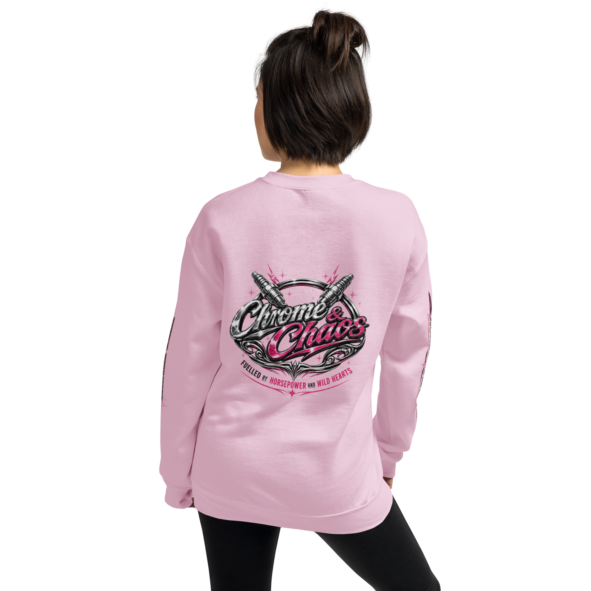Chrome & Chaos Sweatshirt - Pink Chrome Edition