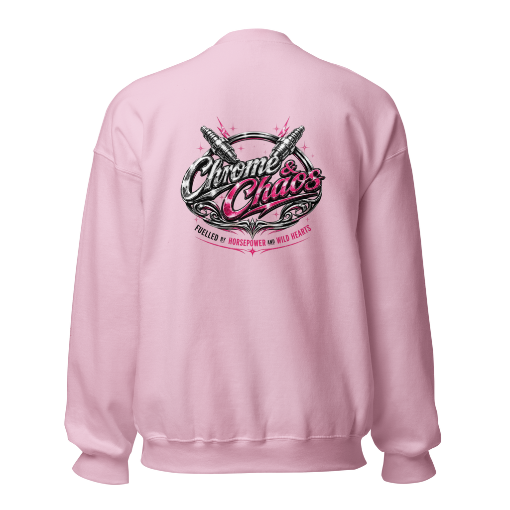 Chrome & Chaos Sweatshirt - Pink Chrome Edition