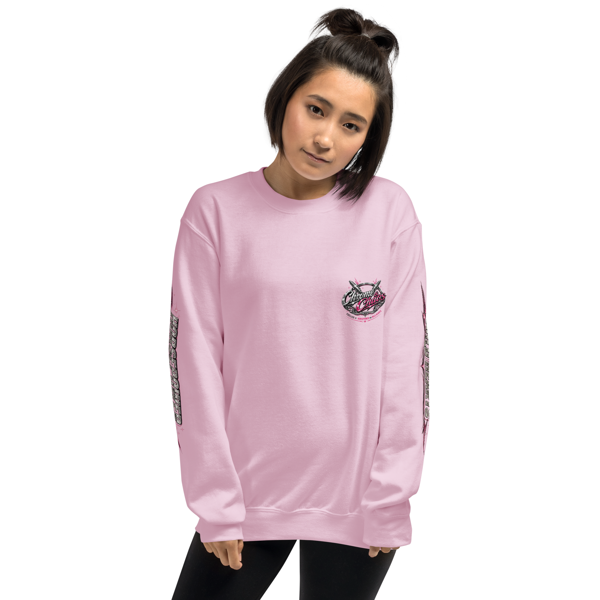 Chrome & Chaos Sweatshirt - Pink Chrome Edition