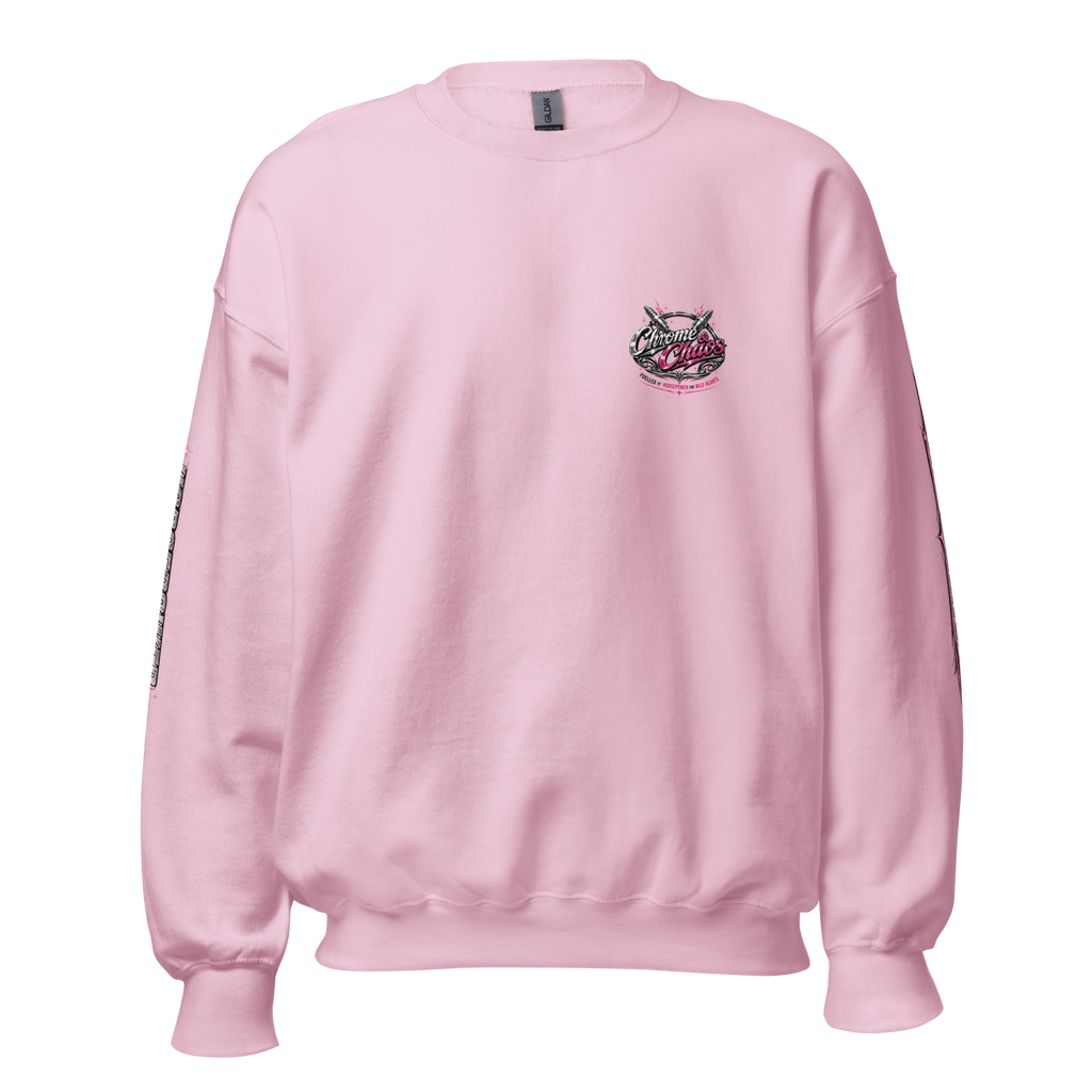 Chrome & Chaos Sweatshirt - Pink Chrome Edition