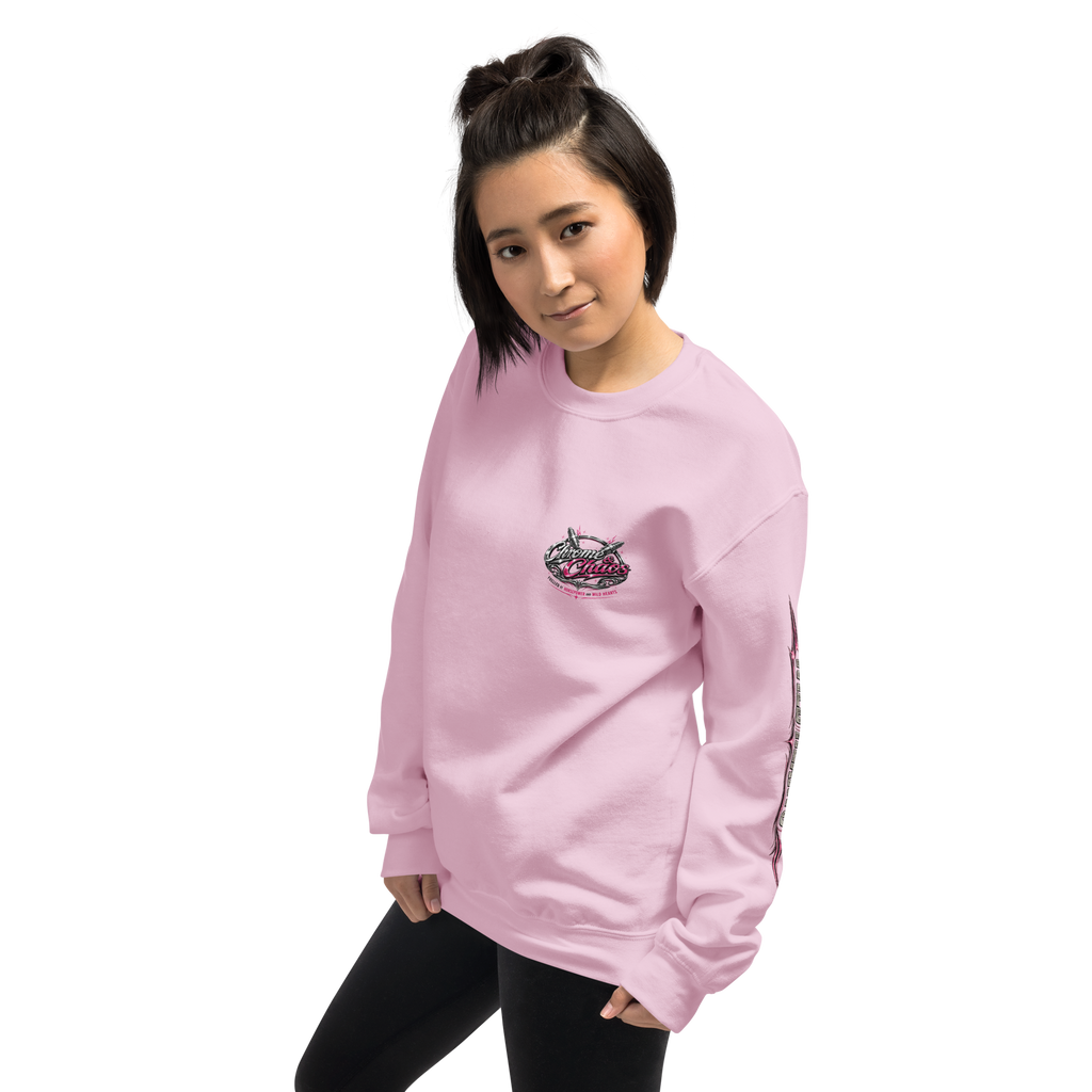 Chrome & Chaos Sweatshirt - Pink Chrome Edition