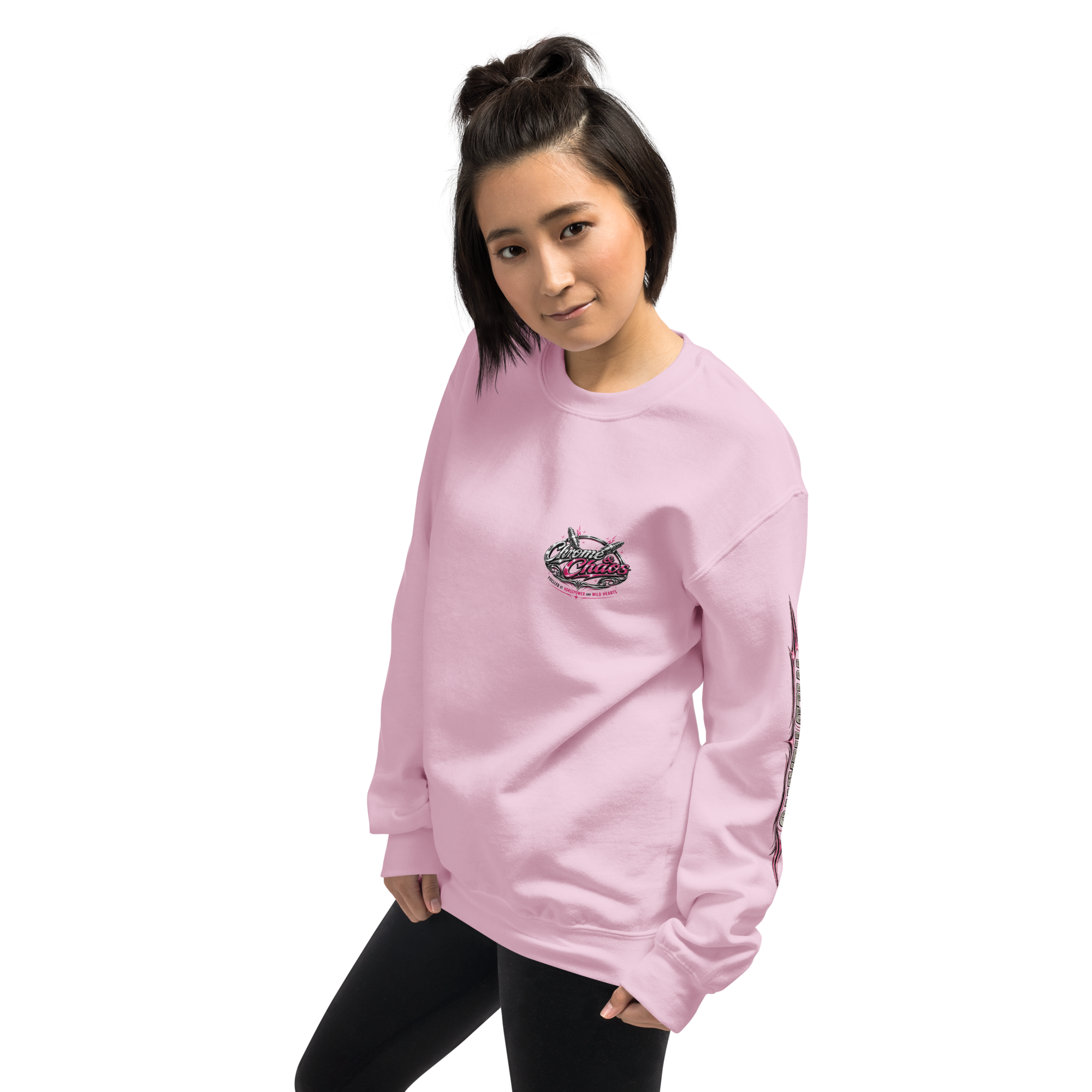Chrome & Chaos Sweatshirt - Pink Chrome Edition