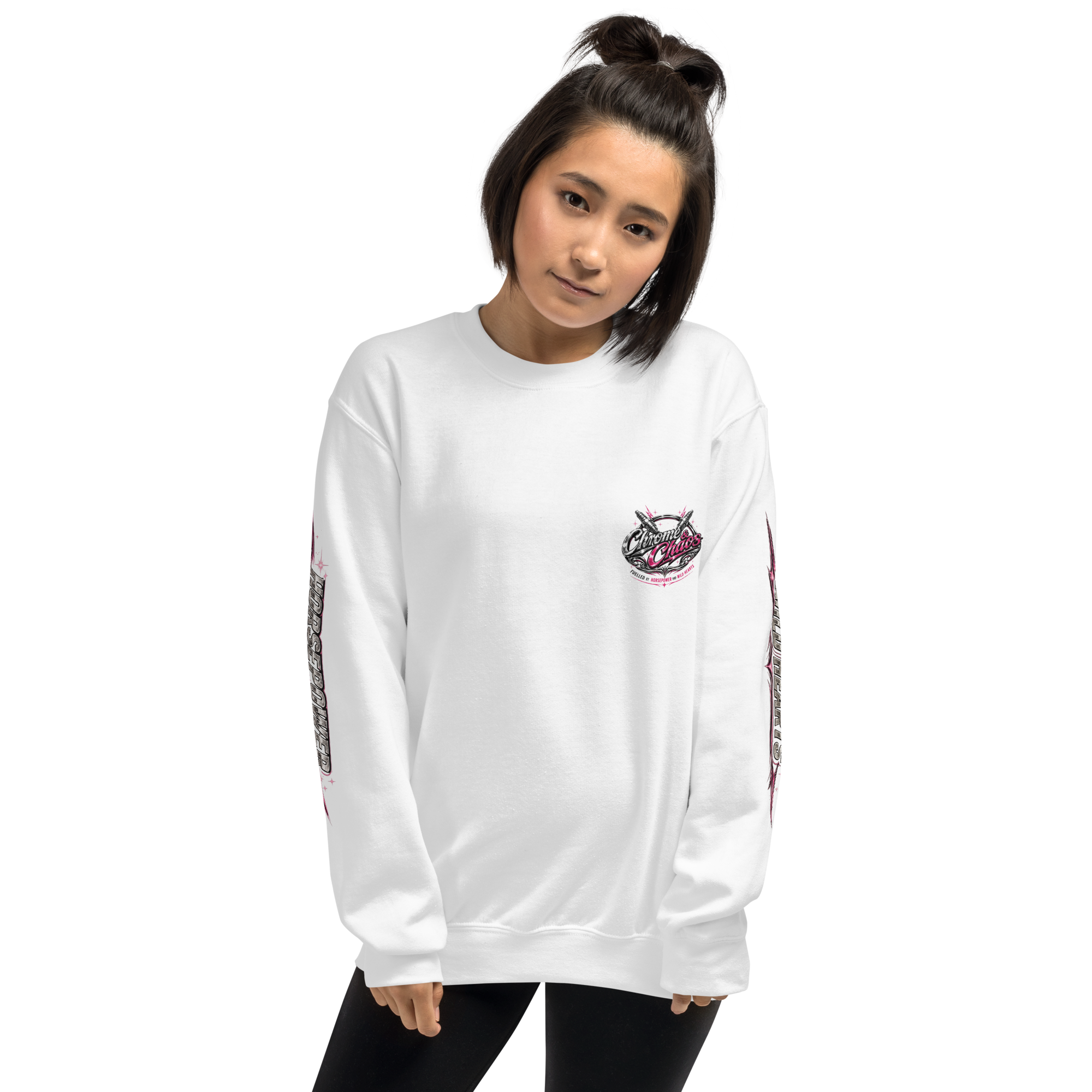 Chrome & Chaos Sweatshirt - Pink Chrome Edition