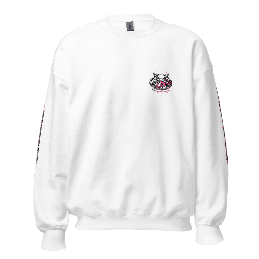 Chrome & Chaos Sweatshirt - Pink Chrome Edition