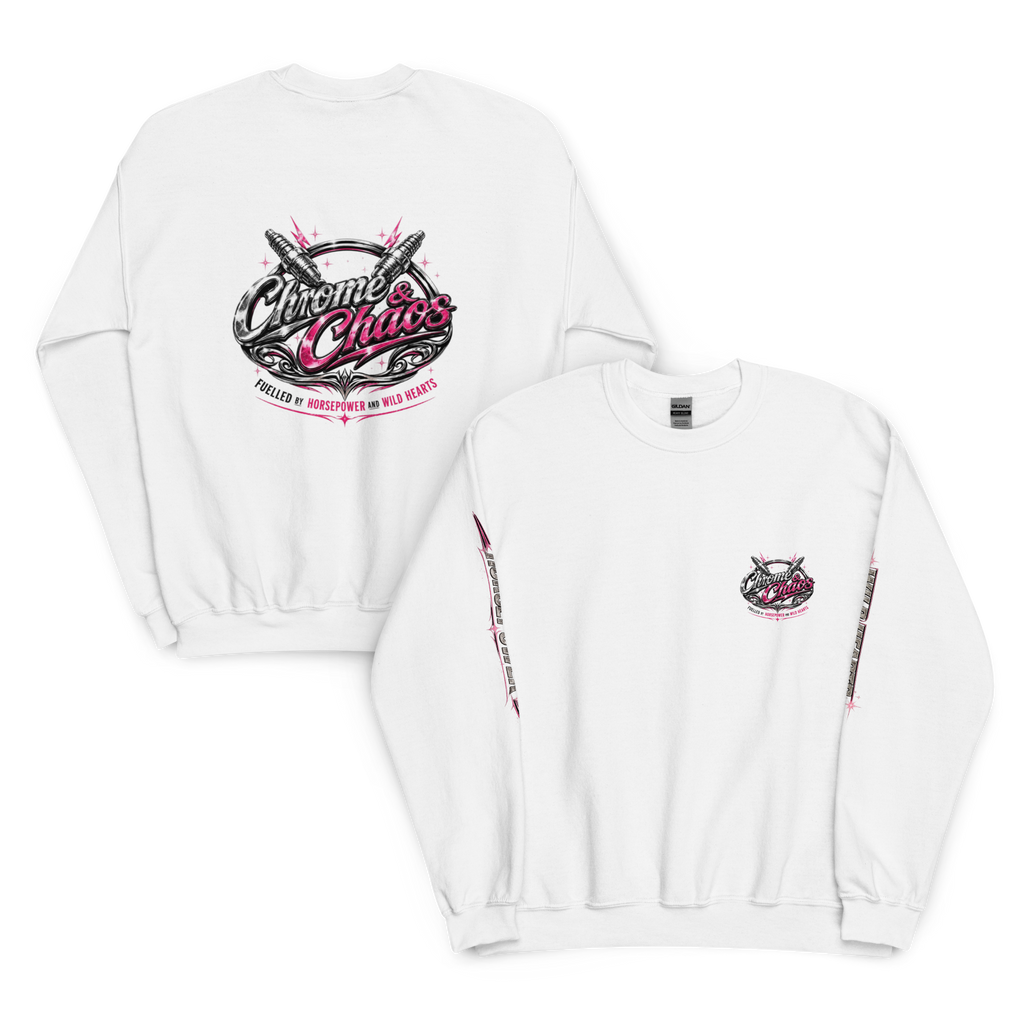 Chrome & Chaos Sweatshirt - Pink Chrome Edition