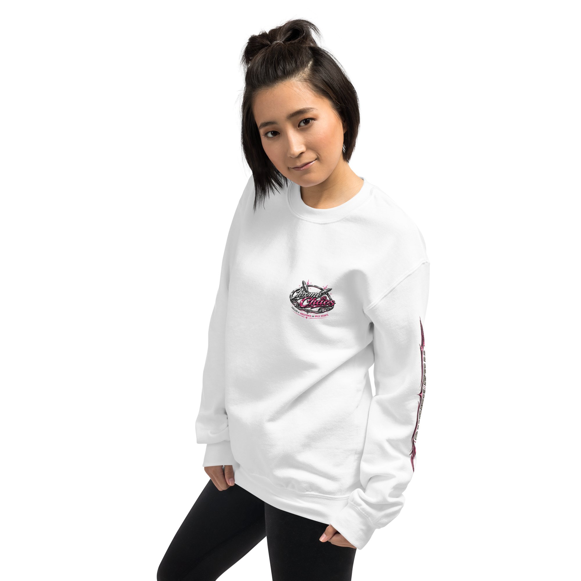 Chrome & Chaos Sweatshirt - Pink Chrome Edition