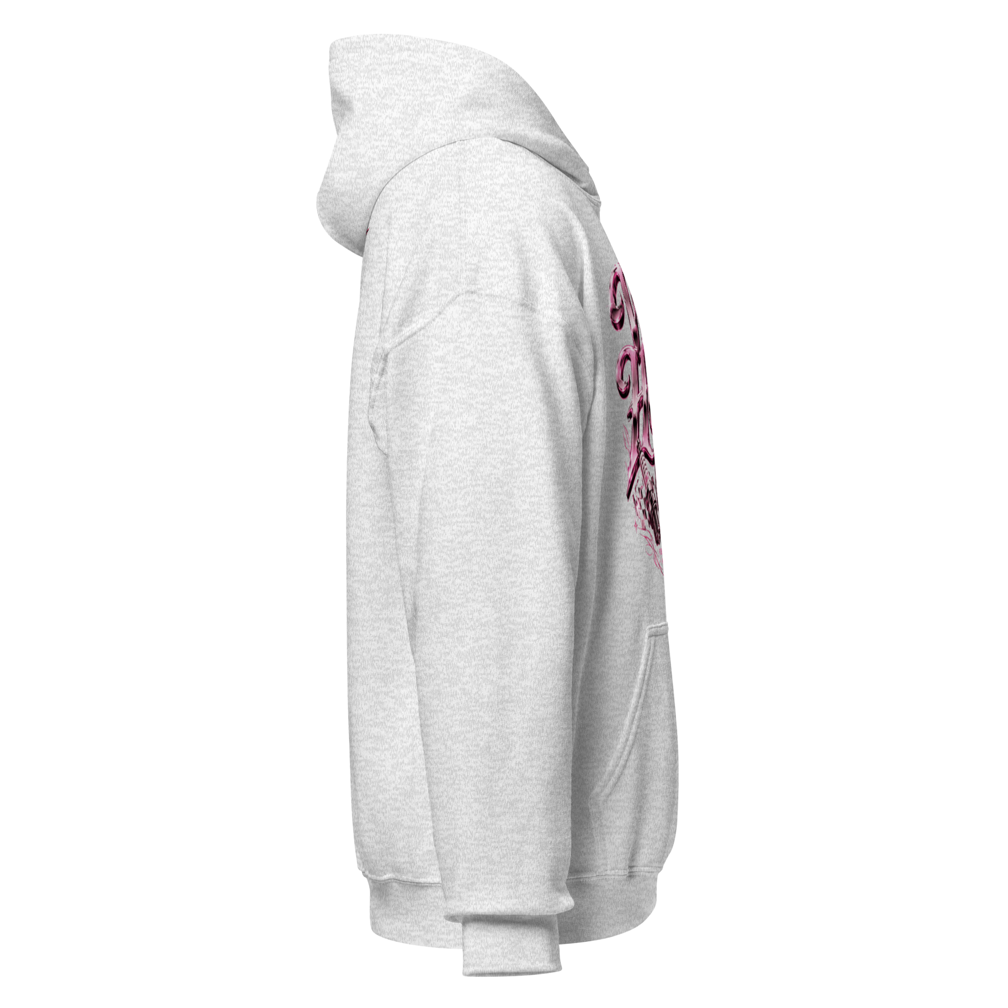 Chrome & Chaos Unisex Hoodie - Wild Hearts