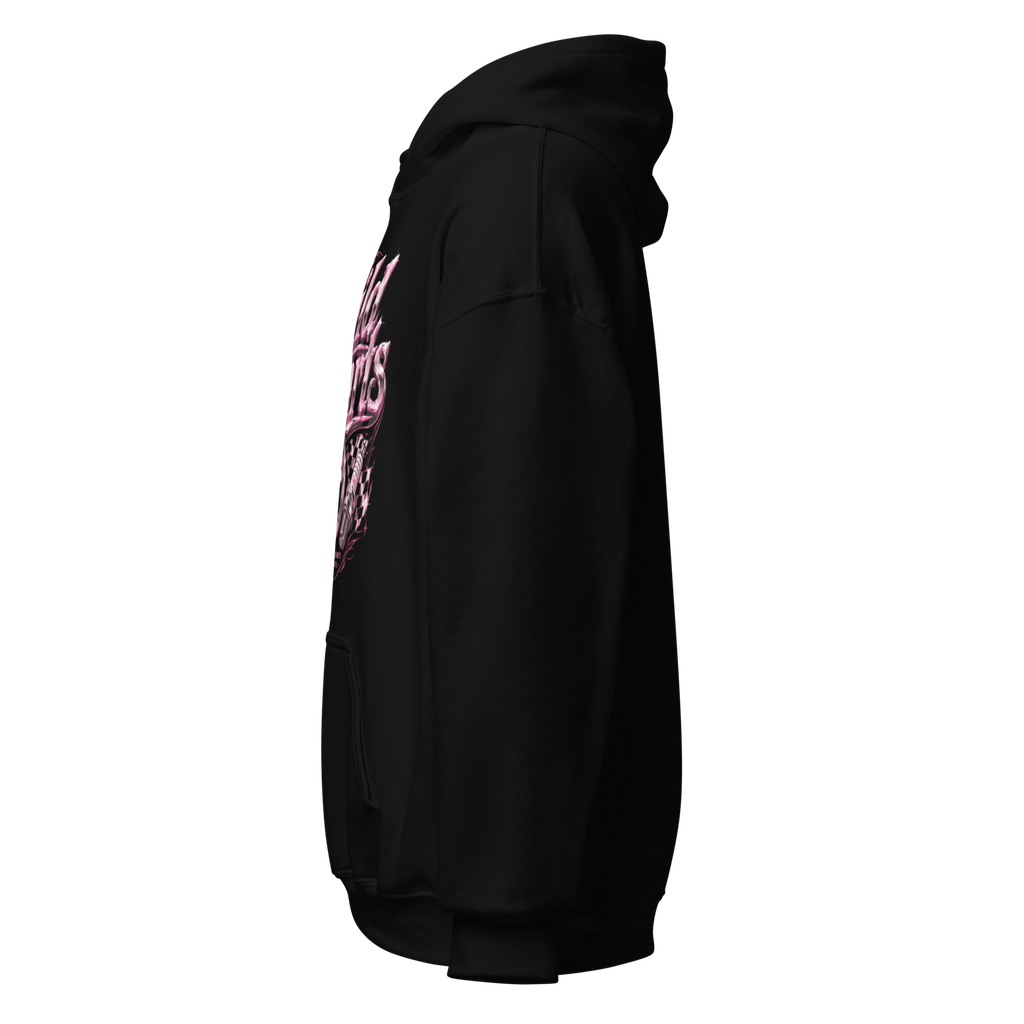 Chrome & Chaos Unisex Hoodie - Wild Hearts