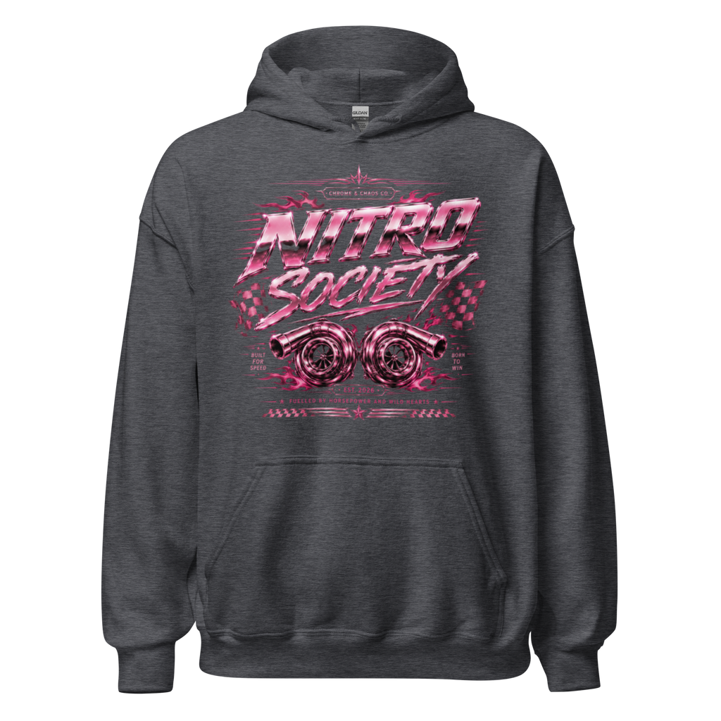 Chrome & Chaos Unisex Hoodie - Nitro Society