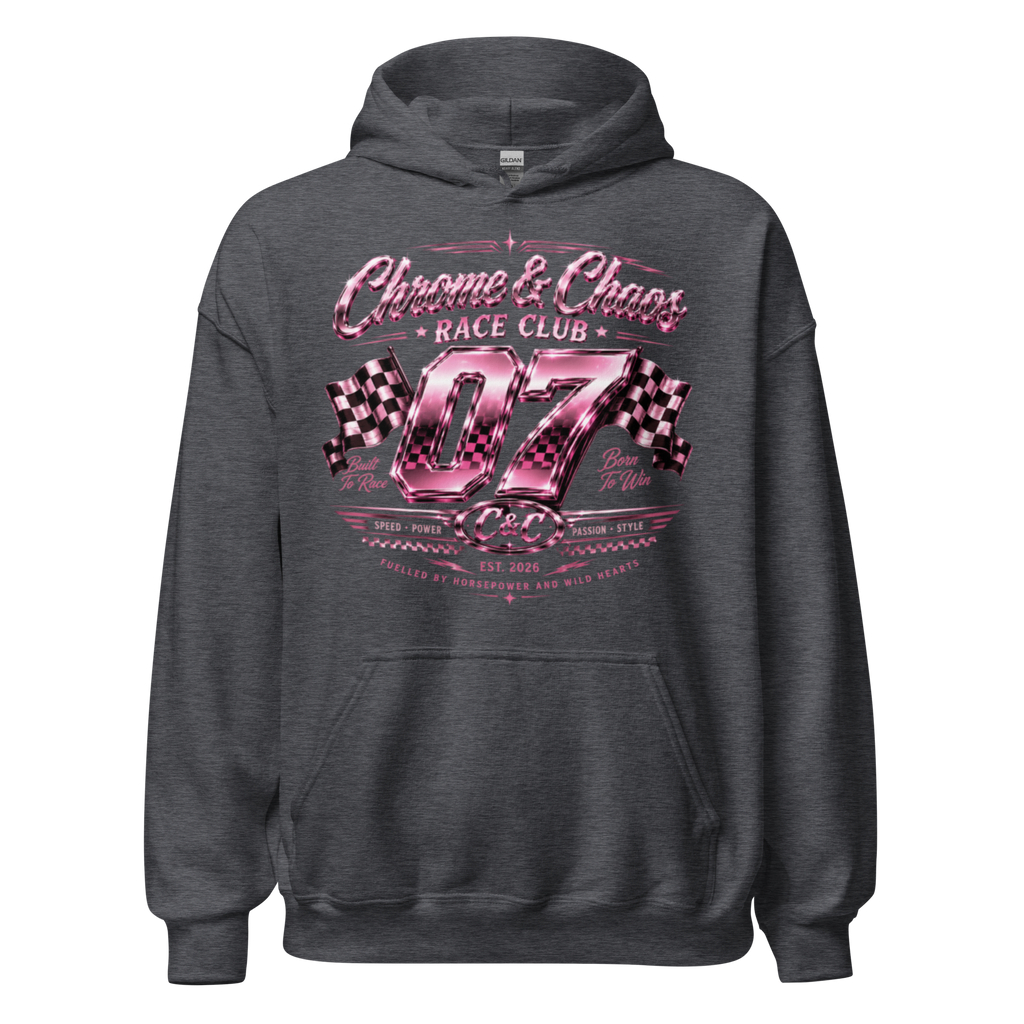 Chrome & Chaos Unisex Hoodie - Race Club