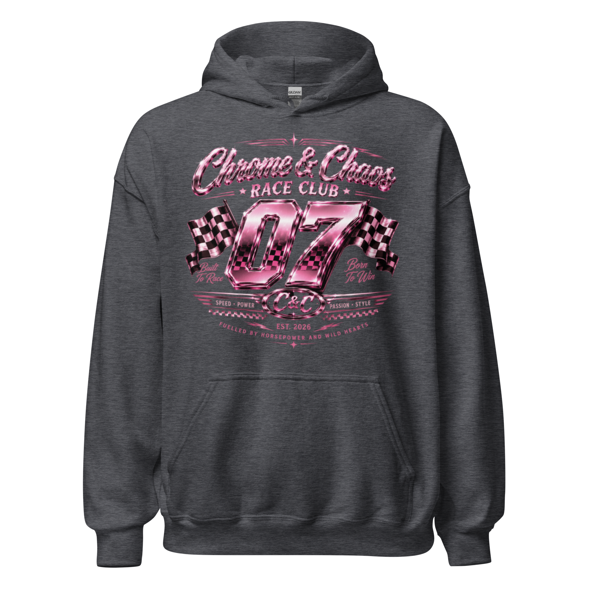 Chrome & Chaos Unisex Hoodie - Race Club