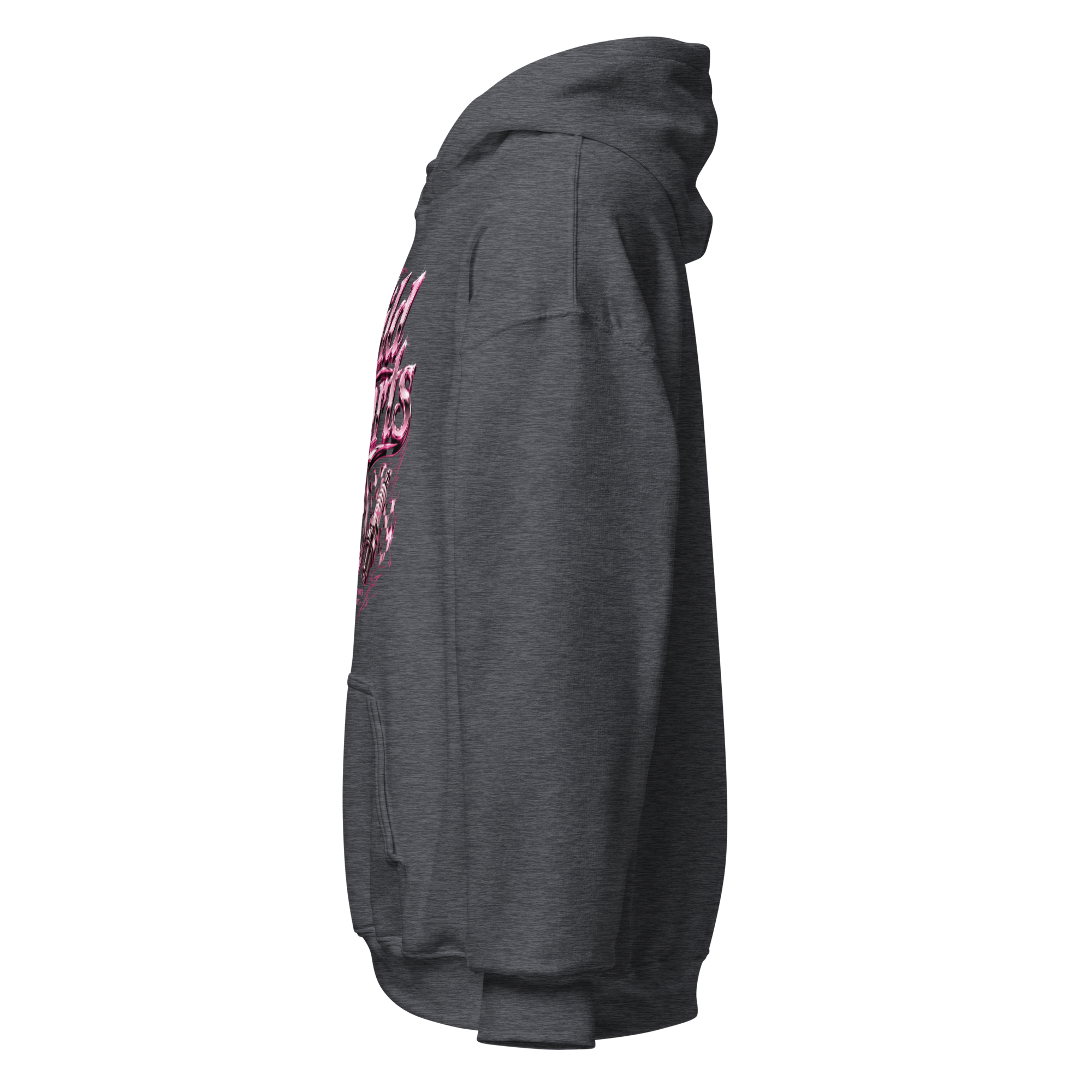 Chrome & Chaos Unisex Hoodie - Wild Hearts