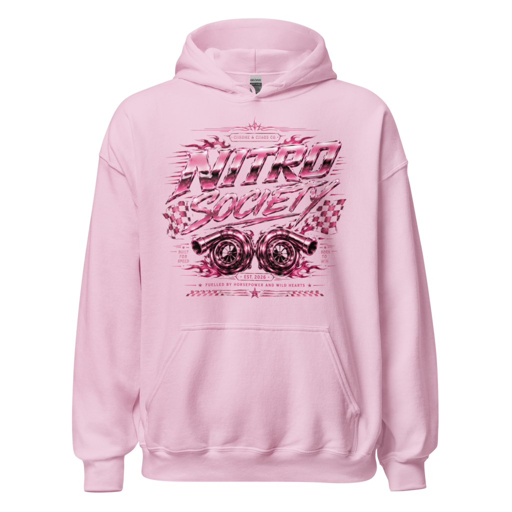 Chrome & Chaos Unisex Hoodie - Nitro Society