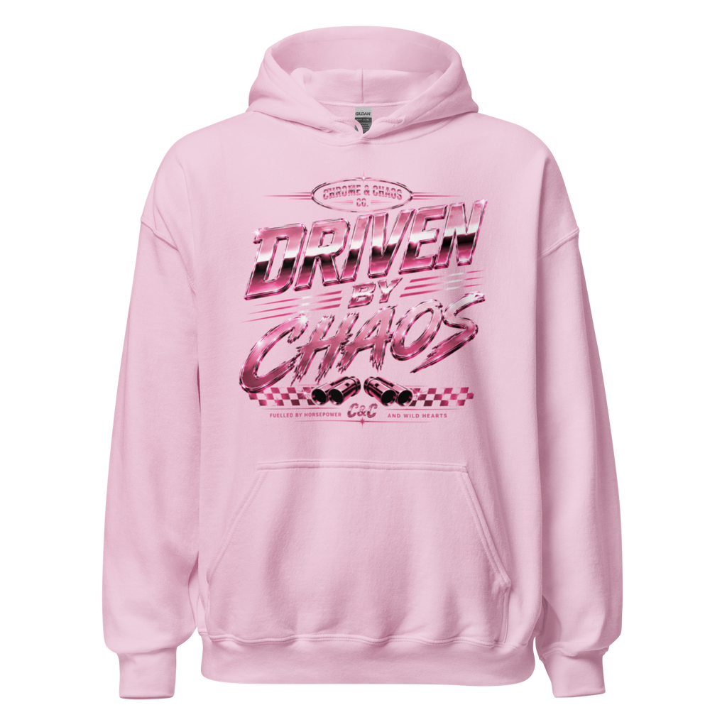 Chrome & Chaos Unisex Hoodie - Driven By Chaos