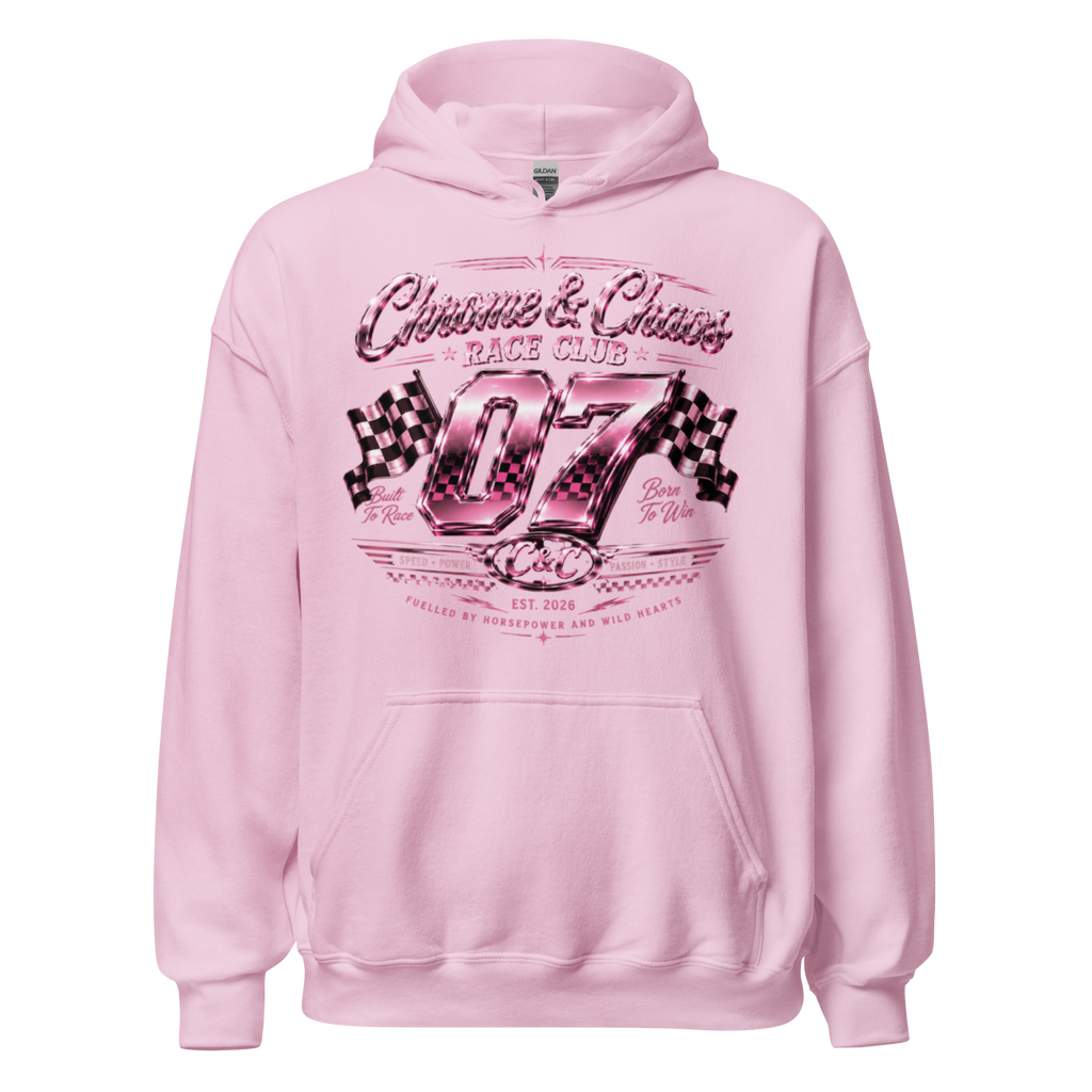 Chrome & Chaos Unisex Hoodie - Race Club