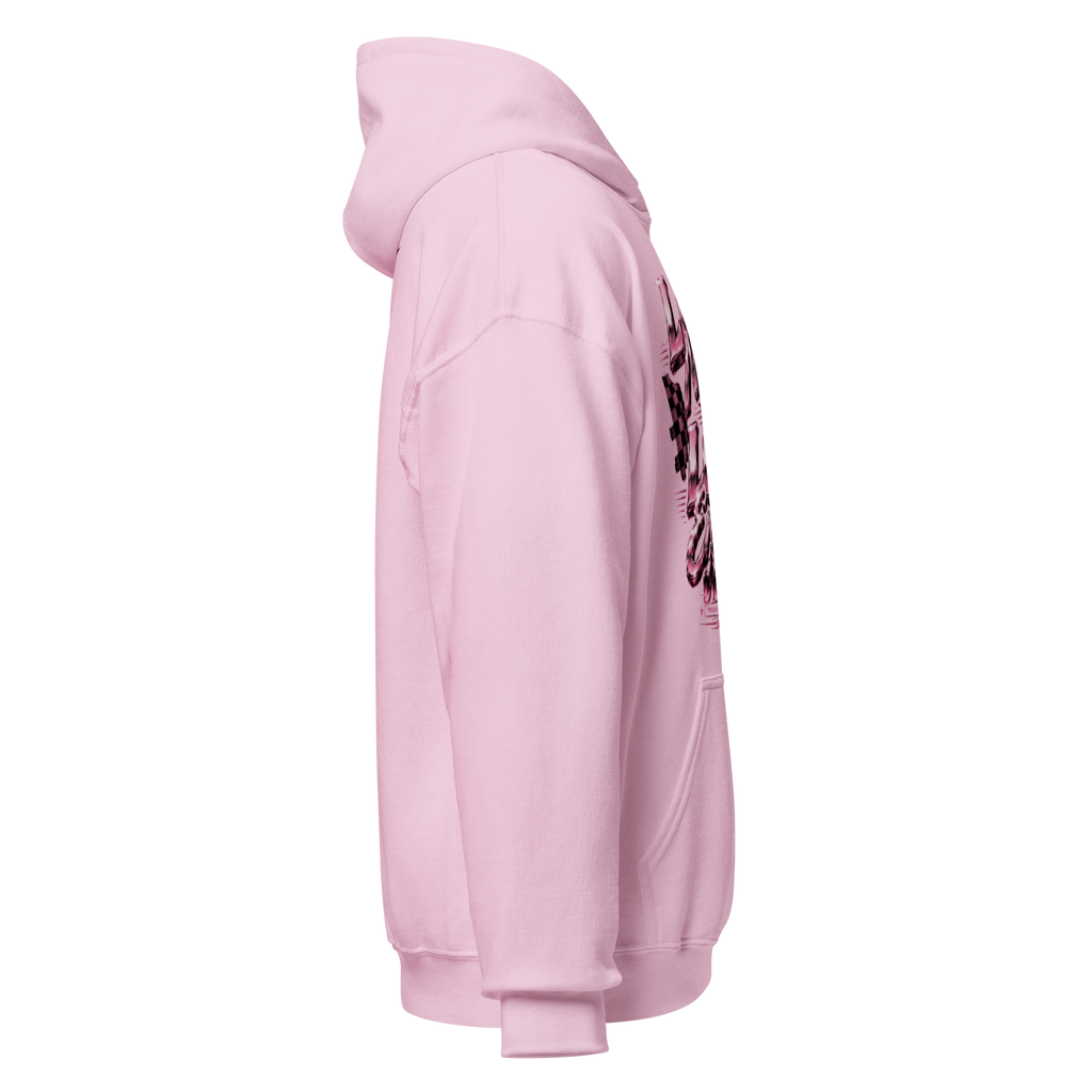 Chrome & Chaos Unisex Hoodie - Late Nights and Loud Engines
