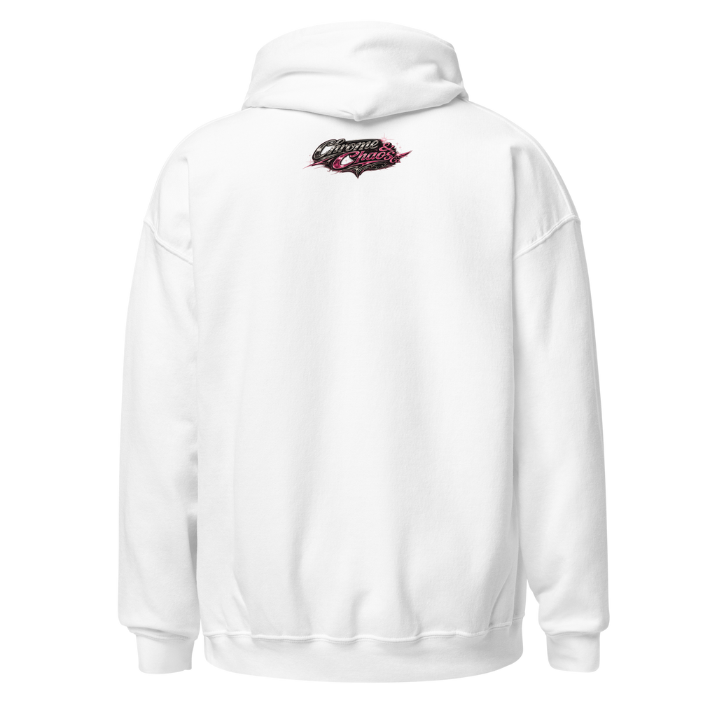 Chrome & Chaos Unisex Hoodie - Wild Hearts