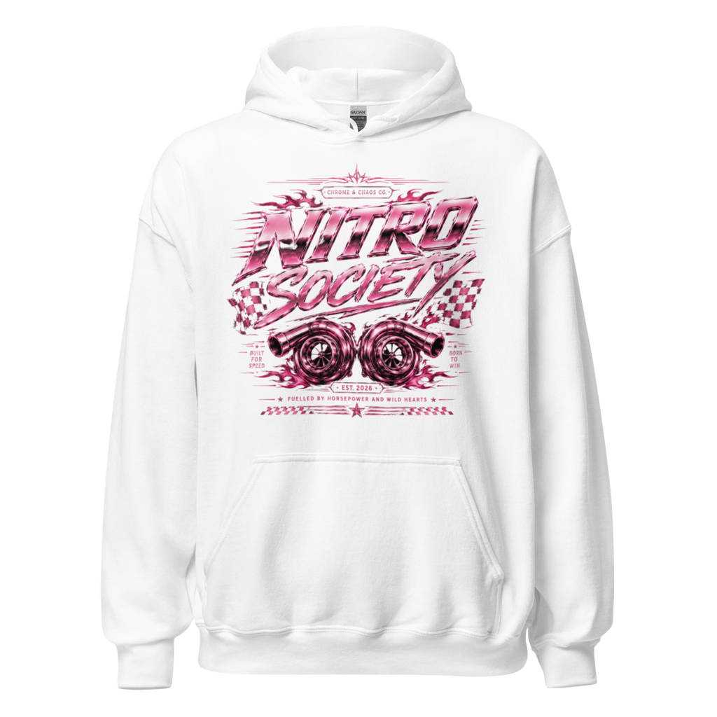 Chrome & Chaos Unisex Hoodie - Nitro Society