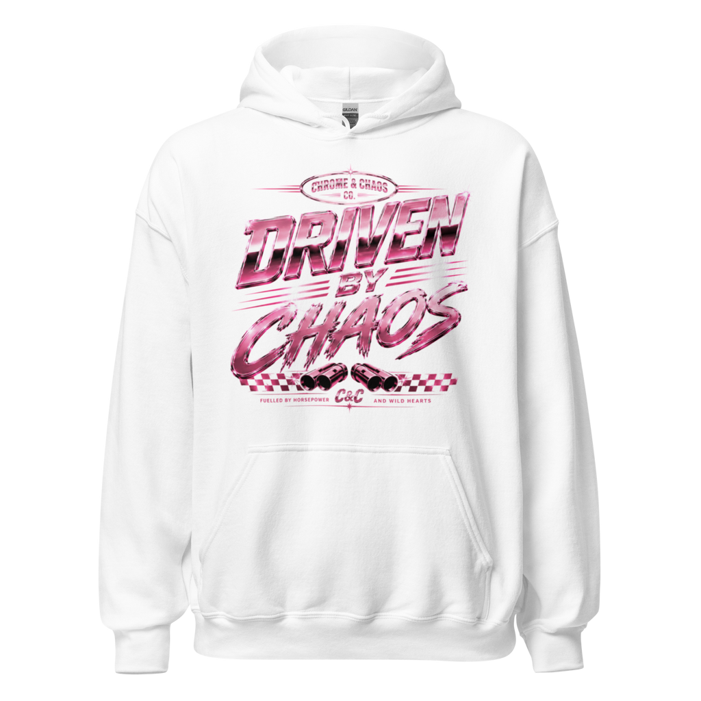 Chrome & Chaos Unisex Hoodie - Driven By Chaos