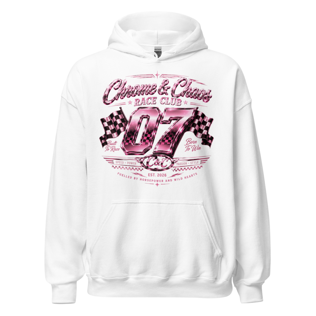 Chrome & Chaos Unisex Hoodie - Race Club